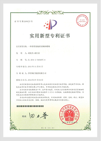 一種帶骨架氟蝶閥